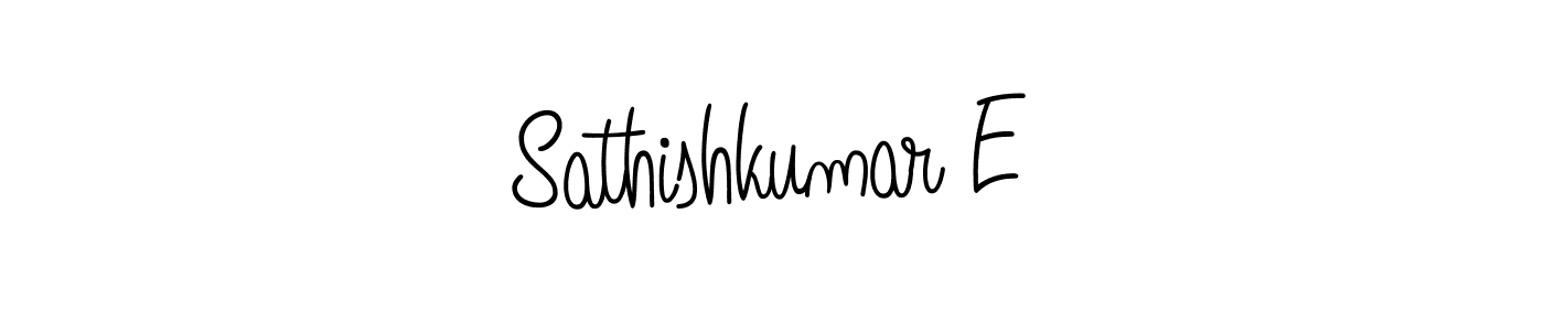 if you are searching for the best signature style for your name Sathishkumar E. so please give up your signature search. here we have designed multiple signature styles  using Angelique-Rose-font-FFP. Sathishkumar E signature style 5 images and pictures png