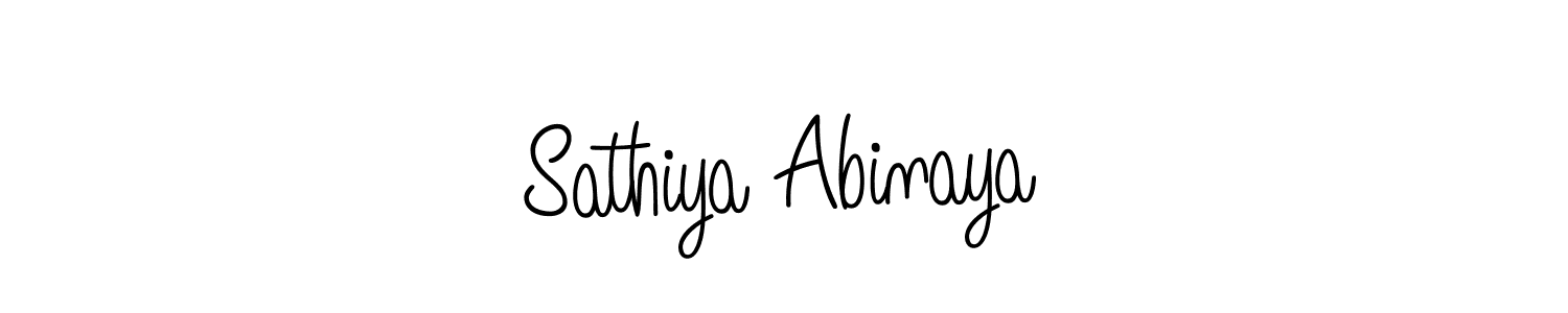 You can use this online signature creator to create a handwritten signature for the name Sathiya Abinaya. This is the best online autograph maker. Sathiya Abinaya signature style 5 images and pictures png