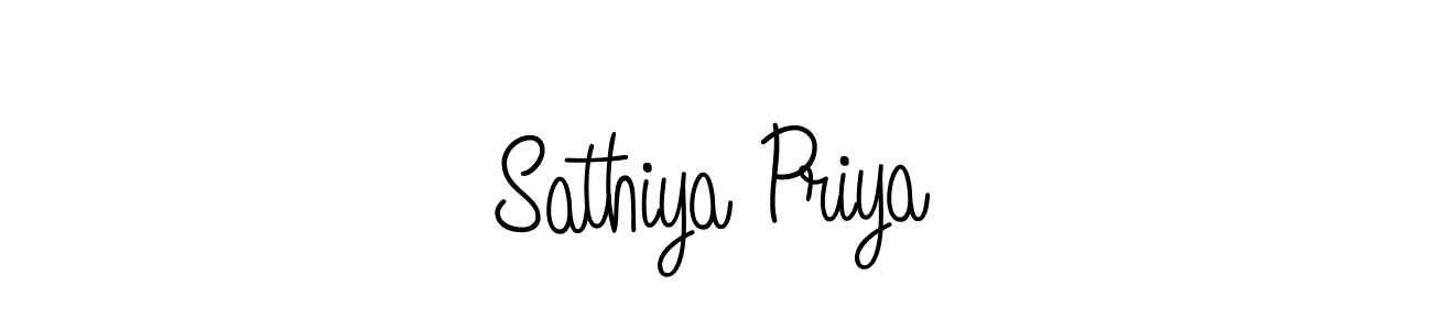 Angelique-Rose-font-FFP is a professional signature style that is perfect for those who want to add a touch of class to their signature. It is also a great choice for those who want to make their signature more unique. Get Sathiya Priya name to fancy signature for free. Sathiya Priya signature style 5 images and pictures png