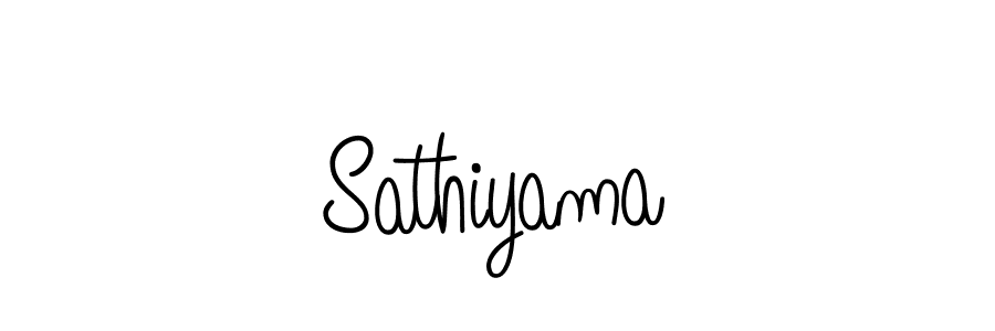 How to make Sathiyama signature? Angelique-Rose-font-FFP is a professional autograph style. Create handwritten signature for Sathiyama name. Sathiyama signature style 5 images and pictures png