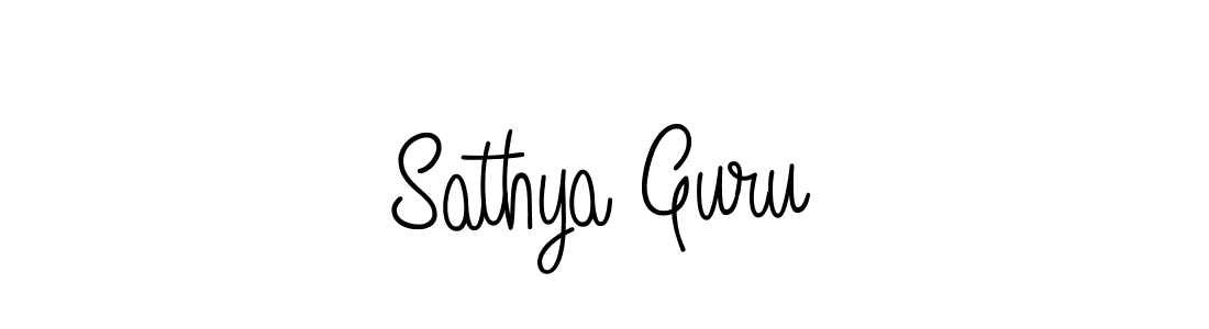 Make a beautiful signature design for name Sathya Guru. Use this online signature maker to create a handwritten signature for free. Sathya Guru signature style 5 images and pictures png