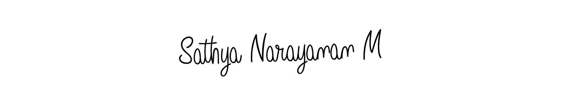 You can use this online signature creator to create a handwritten signature for the name Sathya Narayanan M. This is the best online autograph maker. Sathya Narayanan M signature style 5 images and pictures png