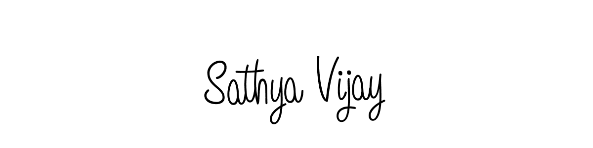 Make a beautiful signature design for name Sathya Vijay. Use this online signature maker to create a handwritten signature for free. Sathya Vijay signature style 5 images and pictures png