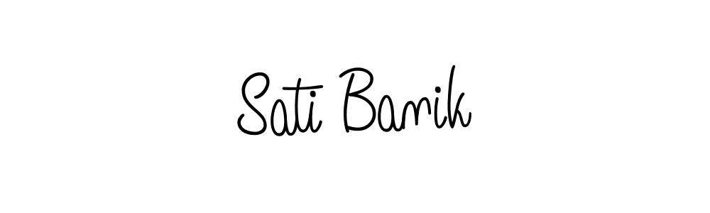 You can use this online signature creator to create a handwritten signature for the name Sati Banik. This is the best online autograph maker. Sati Banik signature style 5 images and pictures png