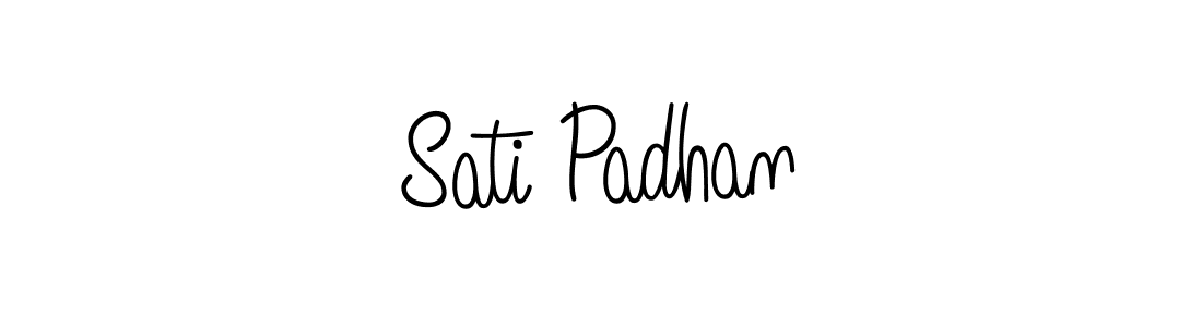 How to Draw Sati Padhan signature style? Angelique-Rose-font-FFP is a latest design signature styles for name Sati Padhan. Sati Padhan signature style 5 images and pictures png