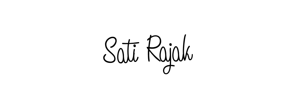 Make a short Sati Rajak signature style. Manage your documents anywhere anytime using Angelique-Rose-font-FFP. Create and add eSignatures, submit forms, share and send files easily. Sati Rajak signature style 5 images and pictures png