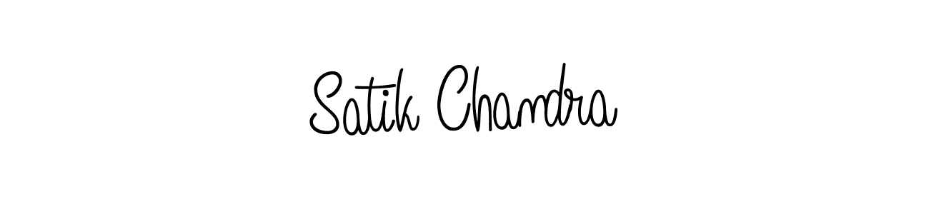 Once you've used our free online signature maker to create your best signature Angelique-Rose-font-FFP style, it's time to enjoy all of the benefits that Satik Chandra name signing documents. Satik Chandra signature style 5 images and pictures png