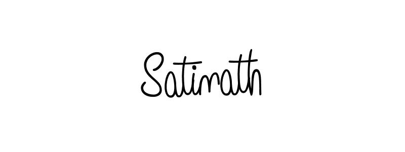 How to make Satinath name signature. Use Angelique-Rose-font-FFP style for creating short signs online. This is the latest handwritten sign. Satinath signature style 5 images and pictures png