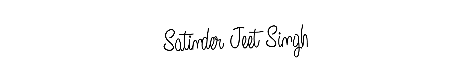 The best way (Angelique-Rose-font-FFP) to make a short signature is to pick only two or three words in your name. The name Satinder Jeet Singh include a total of six letters. For converting this name. Satinder Jeet Singh signature style 5 images and pictures png