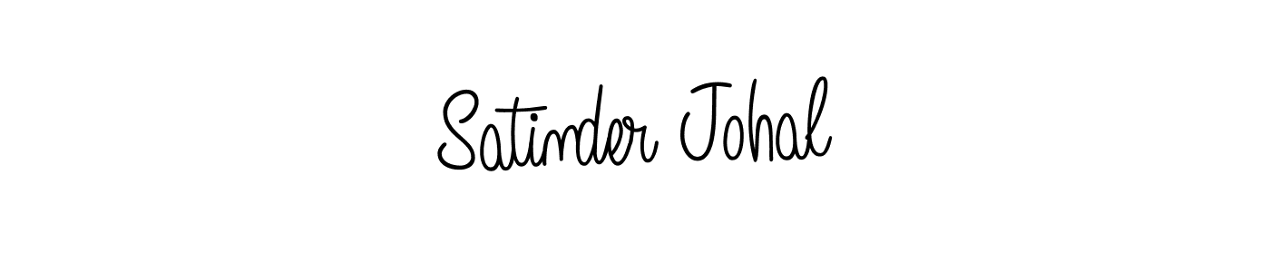 if you are searching for the best signature style for your name Satinder Johal. so please give up your signature search. here we have designed multiple signature styles  using Angelique-Rose-font-FFP. Satinder Johal signature style 5 images and pictures png