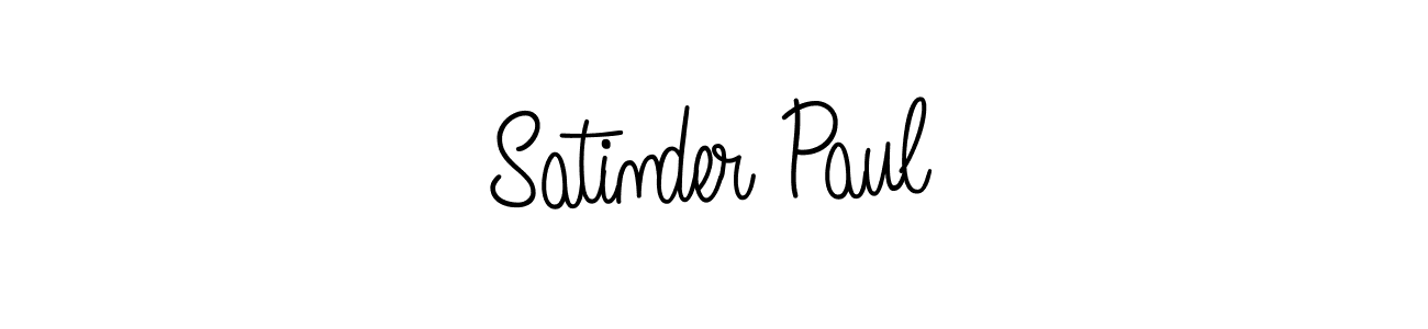 The best way (Angelique-Rose-font-FFP) to make a short signature is to pick only two or three words in your name. The name Satinder Paul include a total of six letters. For converting this name. Satinder Paul signature style 5 images and pictures png