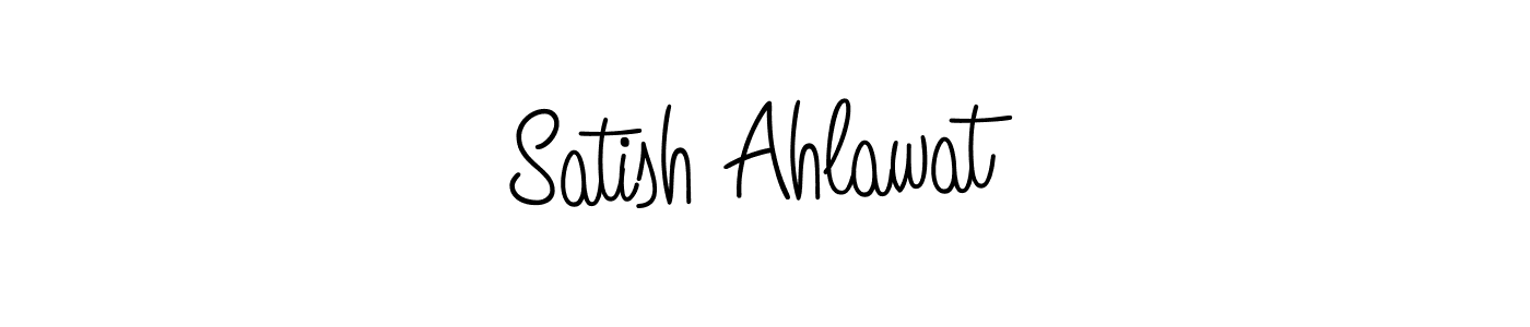 Make a short Satish Ahlawat signature style. Manage your documents anywhere anytime using Angelique-Rose-font-FFP. Create and add eSignatures, submit forms, share and send files easily. Satish Ahlawat signature style 5 images and pictures png