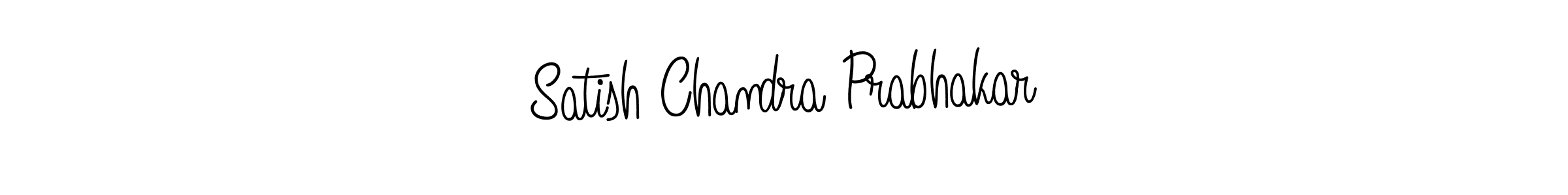 Make a beautiful signature design for name Satish Chandra Prabhakar. Use this online signature maker to create a handwritten signature for free. Satish Chandra Prabhakar signature style 5 images and pictures png