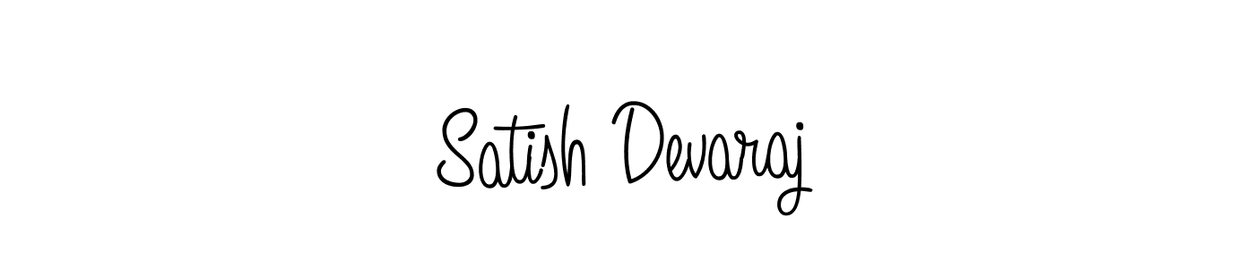 Create a beautiful signature design for name Satish Devaraj. With this signature (Angelique-Rose-font-FFP) fonts, you can make a handwritten signature for free. Satish Devaraj signature style 5 images and pictures png