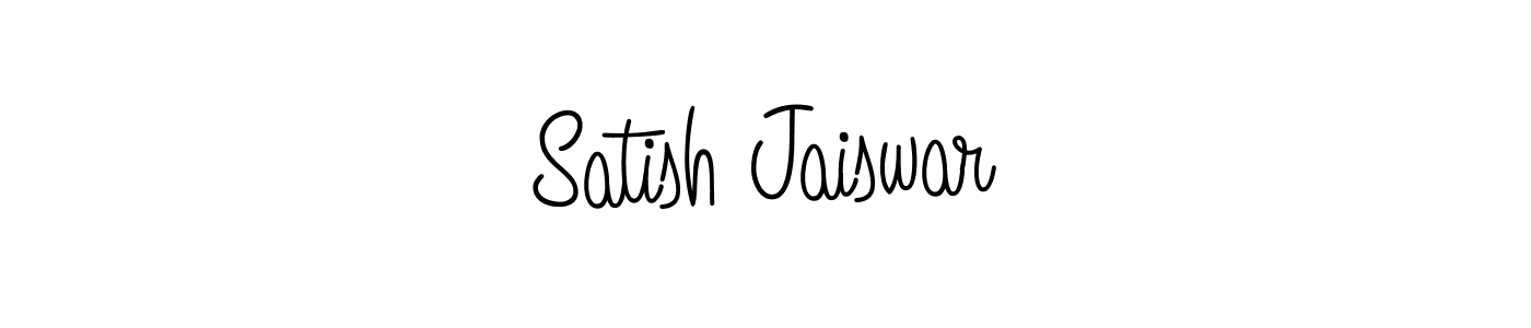 Design your own signature with our free online signature maker. With this signature software, you can create a handwritten (Angelique-Rose-font-FFP) signature for name Satish Jaiswar. Satish Jaiswar signature style 5 images and pictures png