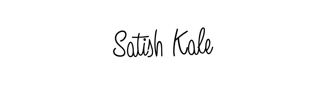 Design your own signature with our free online signature maker. With this signature software, you can create a handwritten (Angelique-Rose-font-FFP) signature for name Satish Kale. Satish Kale signature style 5 images and pictures png