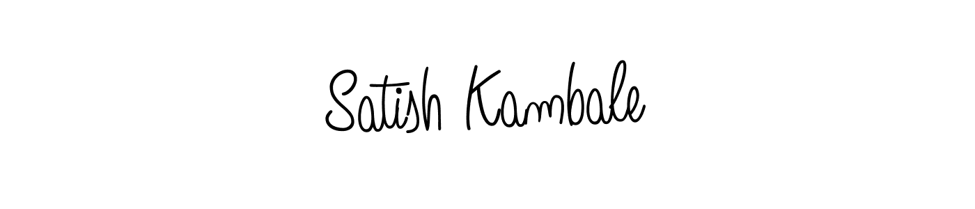 if you are searching for the best signature style for your name Satish Kambale. so please give up your signature search. here we have designed multiple signature styles  using Angelique-Rose-font-FFP. Satish Kambale signature style 5 images and pictures png