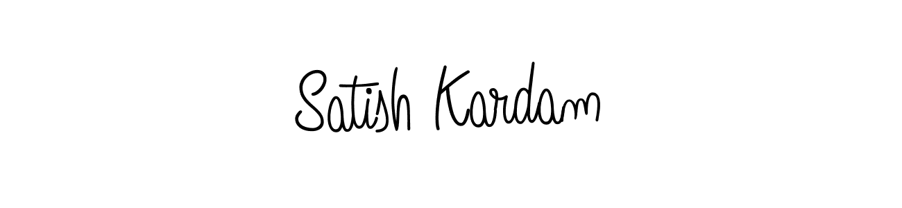 Once you've used our free online signature maker to create your best signature Angelique-Rose-font-FFP style, it's time to enjoy all of the benefits that Satish Kardam name signing documents. Satish Kardam signature style 5 images and pictures png