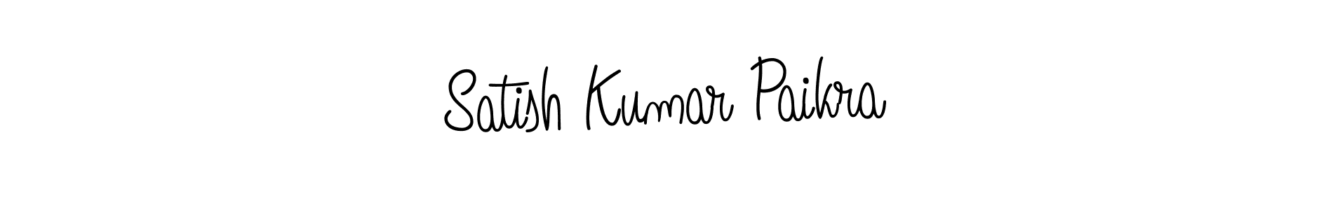 How to make Satish Kumar Paikra signature? Angelique-Rose-font-FFP is a professional autograph style. Create handwritten signature for Satish Kumar Paikra name. Satish Kumar Paikra signature style 5 images and pictures png