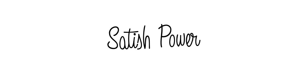 Design your own signature with our free online signature maker. With this signature software, you can create a handwritten (Angelique-Rose-font-FFP) signature for name Satish Power. Satish Power signature style 5 images and pictures png