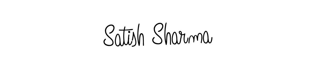 Create a beautiful signature design for name Satish Sharma. With this signature (Angelique-Rose-font-FFP) fonts, you can make a handwritten signature for free. Satish Sharma signature style 5 images and pictures png