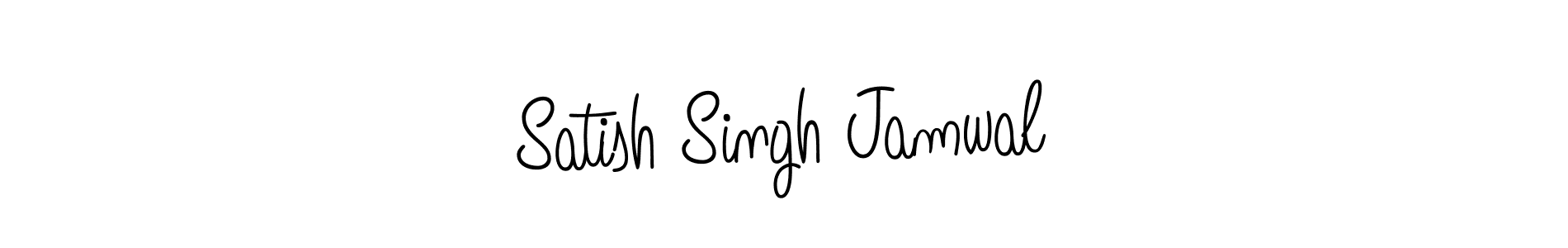 How to make Satish Singh Jamwal name signature. Use Angelique-Rose-font-FFP style for creating short signs online. This is the latest handwritten sign. Satish Singh Jamwal signature style 5 images and pictures png