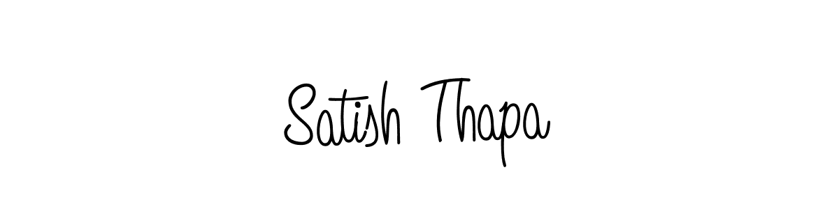 You can use this online signature creator to create a handwritten signature for the name Satish Thapa. This is the best online autograph maker. Satish Thapa signature style 5 images and pictures png