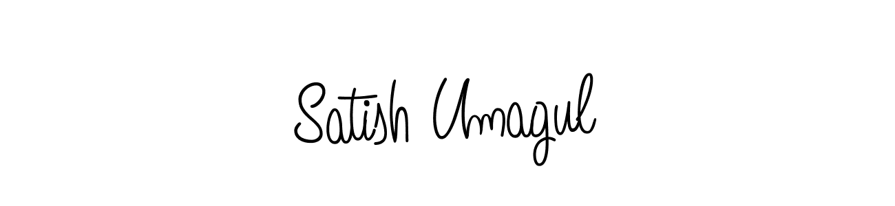 Once you've used our free online signature maker to create your best signature Angelique-Rose-font-FFP style, it's time to enjoy all of the benefits that Satish Umagul name signing documents. Satish Umagul signature style 5 images and pictures png