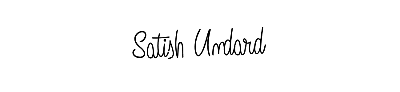 Also we have Satish Undard name is the best signature style. Create professional handwritten signature collection using Angelique-Rose-font-FFP autograph style. Satish Undard signature style 5 images and pictures png