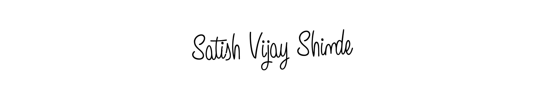 You can use this online signature creator to create a handwritten signature for the name Satish Vijay Shinde. This is the best online autograph maker. Satish Vijay Shinde signature style 5 images and pictures png