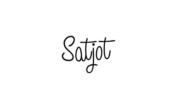 Make a beautiful signature design for name Satjot. With this signature (Angelique-Rose-font-FFP) style, you can create a handwritten signature for free. Satjot signature style 5 images and pictures png