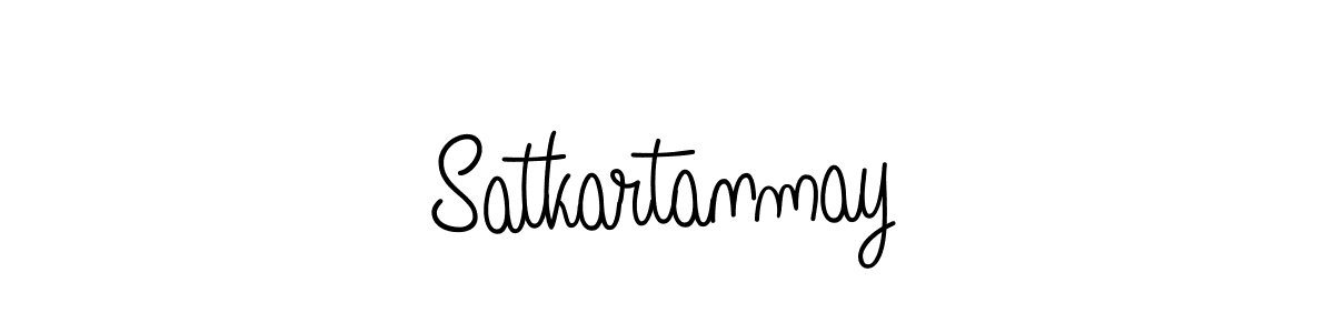 Design your own signature with our free online signature maker. With this signature software, you can create a handwritten (Angelique-Rose-font-FFP) signature for name Satkartanmay. Satkartanmay signature style 5 images and pictures png