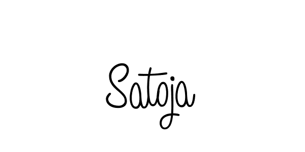 Satoja stylish signature style. Best Handwritten Sign (Angelique-Rose-font-FFP) for my name. Handwritten Signature Collection Ideas for my name Satoja. Satoja signature style 5 images and pictures png