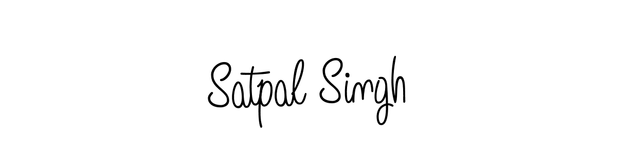 How to Draw Satpal Singh signature style? Angelique-Rose-font-FFP is a latest design signature styles for name Satpal Singh. Satpal Singh signature style 5 images and pictures png