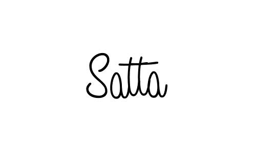 Design your own signature with our free online signature maker. With this signature software, you can create a handwritten (Angelique-Rose-font-FFP) signature for name Satta. Satta signature style 5 images and pictures png