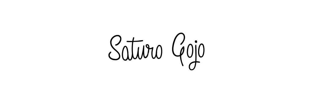 The best way (Angelique-Rose-font-FFP) to make a short signature is to pick only two or three words in your name. The name Saturo Gojo include a total of six letters. For converting this name. Saturo Gojo signature style 5 images and pictures png