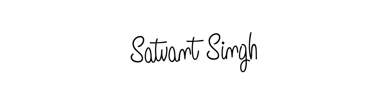 How to make Satvant Singh signature? Angelique-Rose-font-FFP is a professional autograph style. Create handwritten signature for Satvant Singh name. Satvant Singh signature style 5 images and pictures png