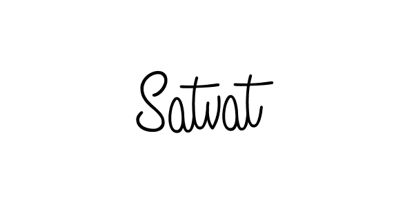 Satvat stylish signature style. Best Handwritten Sign (Angelique-Rose-font-FFP) for my name. Handwritten Signature Collection Ideas for my name Satvat. Satvat signature style 5 images and pictures png