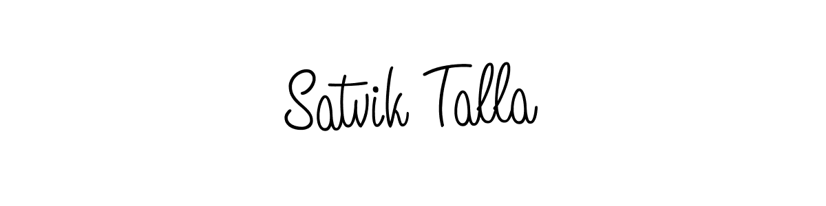 Also You can easily find your signature by using the search form. We will create Satvik Talla name handwritten signature images for you free of cost using Angelique-Rose-font-FFP sign style. Satvik Talla signature style 5 images and pictures png