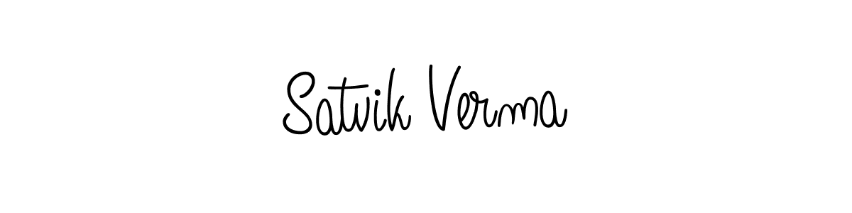 Make a beautiful signature design for name Satvik Verma. Use this online signature maker to create a handwritten signature for free. Satvik Verma signature style 5 images and pictures png