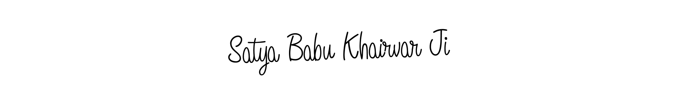 Also You can easily find your signature by using the search form. We will create Satya Babu Khairvar Ji name handwritten signature images for you free of cost using Angelique-Rose-font-FFP sign style. Satya Babu Khairvar Ji signature style 5 images and pictures png