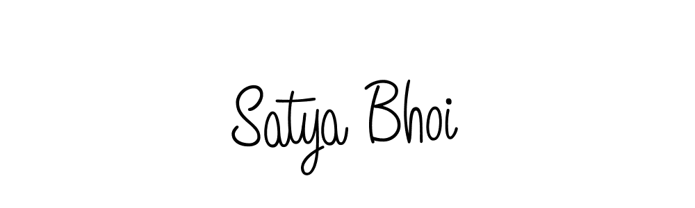 Satya Bhoi stylish signature style. Best Handwritten Sign (Angelique-Rose-font-FFP) for my name. Handwritten Signature Collection Ideas for my name Satya Bhoi. Satya Bhoi signature style 5 images and pictures png