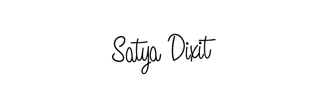 Satya Dixit stylish signature style. Best Handwritten Sign (Angelique-Rose-font-FFP) for my name. Handwritten Signature Collection Ideas for my name Satya Dixit. Satya Dixit signature style 5 images and pictures png