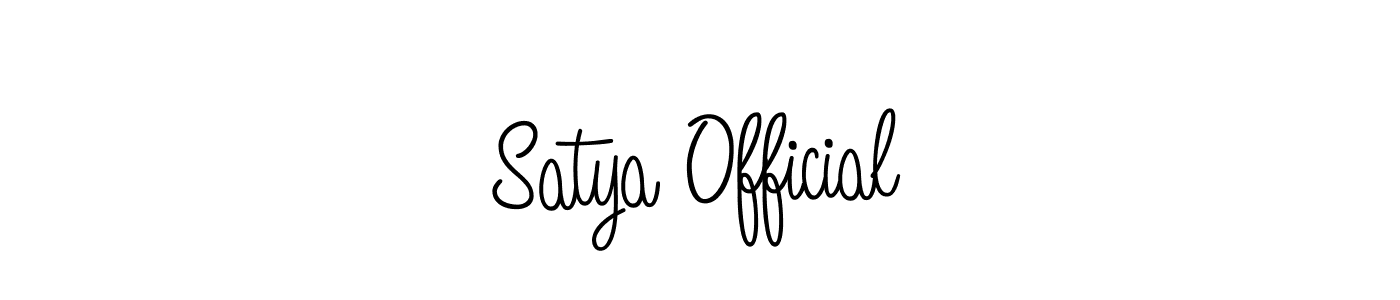 Make a beautiful signature design for name Satya Official. Use this online signature maker to create a handwritten signature for free. Satya Official signature style 5 images and pictures png