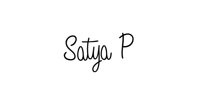 How to make Satya P signature? Angelique-Rose-font-FFP is a professional autograph style. Create handwritten signature for Satya P name. Satya P signature style 5 images and pictures png