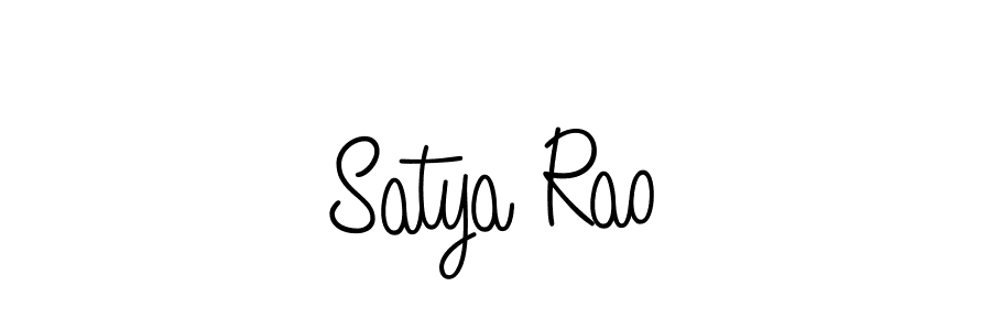 Also You can easily find your signature by using the search form. We will create Satya Rao name handwritten signature images for you free of cost using Angelique-Rose-font-FFP sign style. Satya Rao signature style 5 images and pictures png