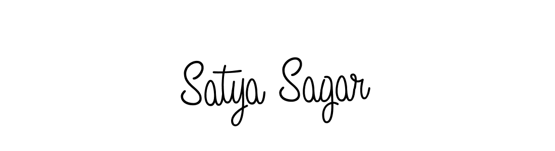 Satya Sagar stylish signature style. Best Handwritten Sign (Angelique-Rose-font-FFP) for my name. Handwritten Signature Collection Ideas for my name Satya Sagar. Satya Sagar signature style 5 images and pictures png