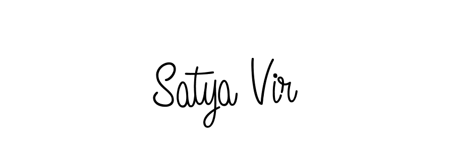 Create a beautiful signature design for name Satya Vir. With this signature (Angelique-Rose-font-FFP) fonts, you can make a handwritten signature for free. Satya Vir signature style 5 images and pictures png