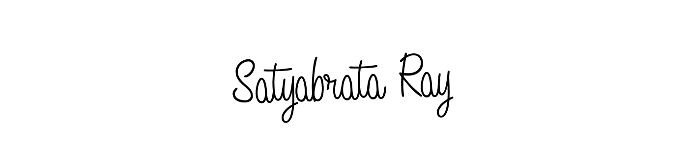 Satyabrata Ray stylish signature style. Best Handwritten Sign (Angelique-Rose-font-FFP) for my name. Handwritten Signature Collection Ideas for my name Satyabrata Ray. Satyabrata Ray signature style 5 images and pictures png