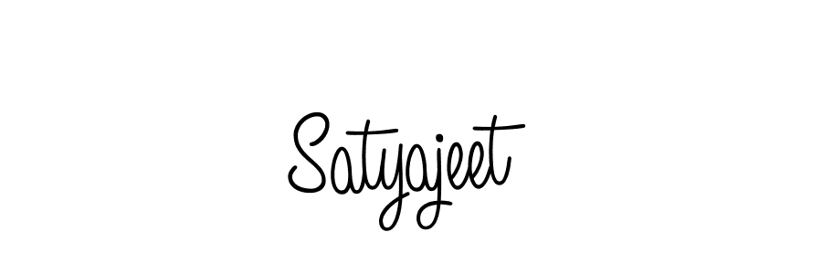 You should practise on your own different ways (Angelique-Rose-font-FFP) to write your name (Satyajeet) in signature. don't let someone else do it for you. Satyajeet signature style 5 images and pictures png